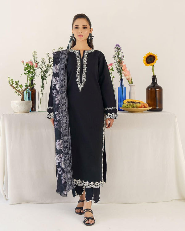 DHANAK 3PC EMBROIDERED