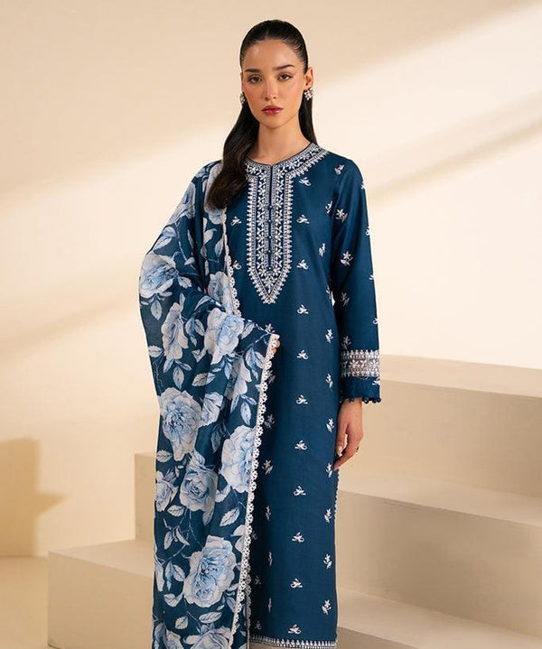 DHANAK 3PC EMBROIDERED